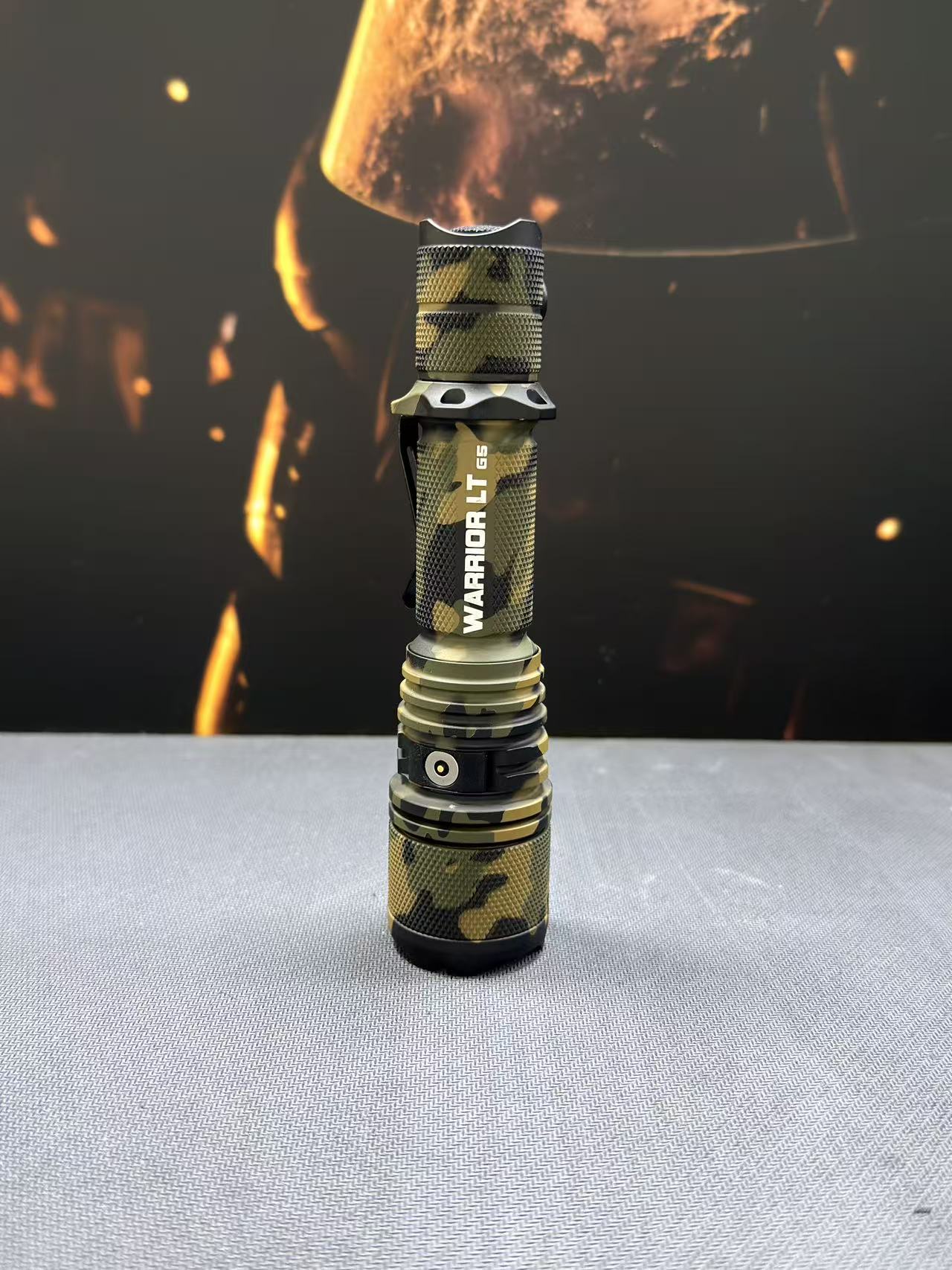 Powertac Warrior Gen5 LT-(Long Throw) - 3050 Lumen Tactical Flashlight -.