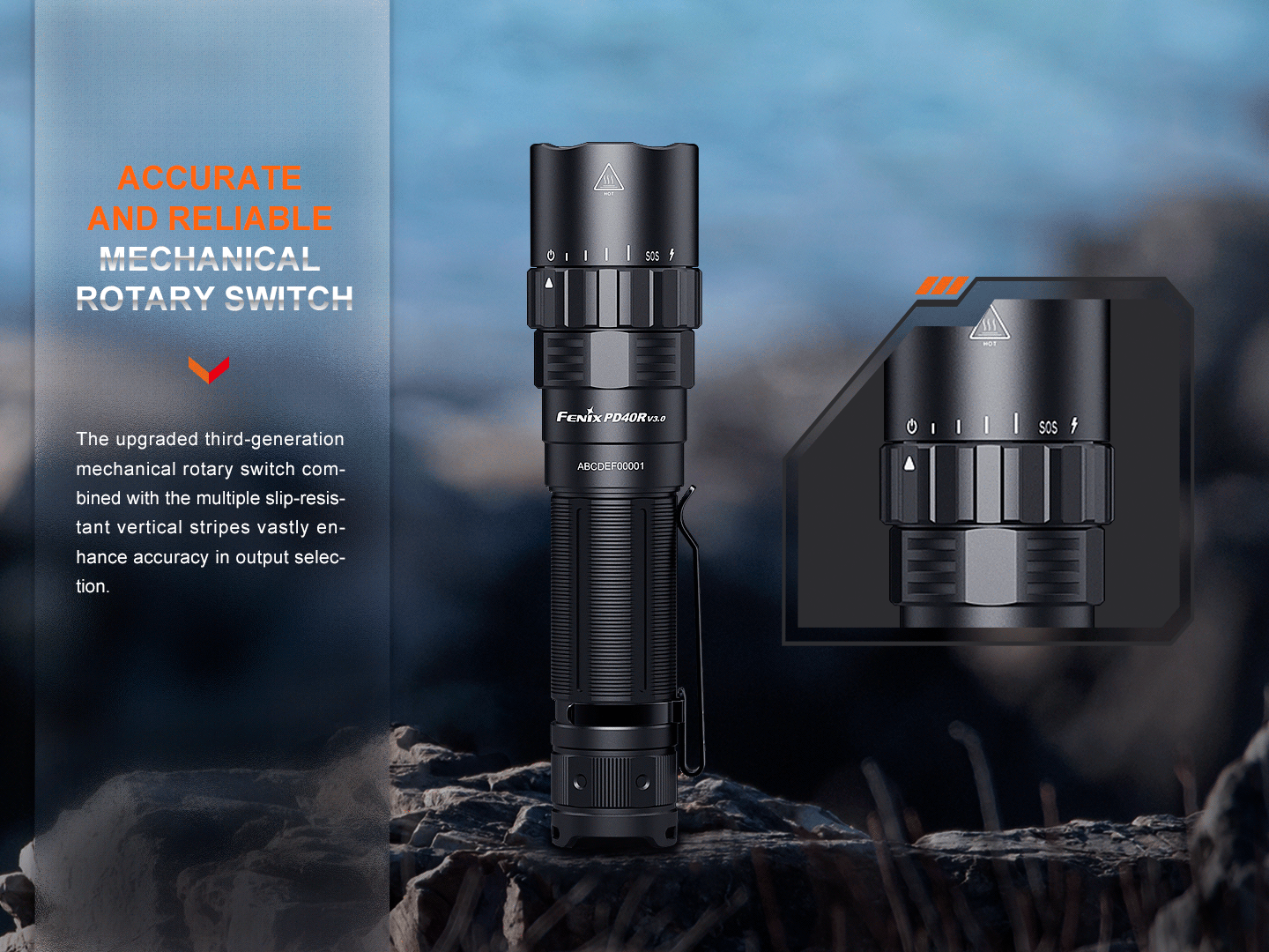 Fenix Rechargeable Flashlight - 3000 Lumens