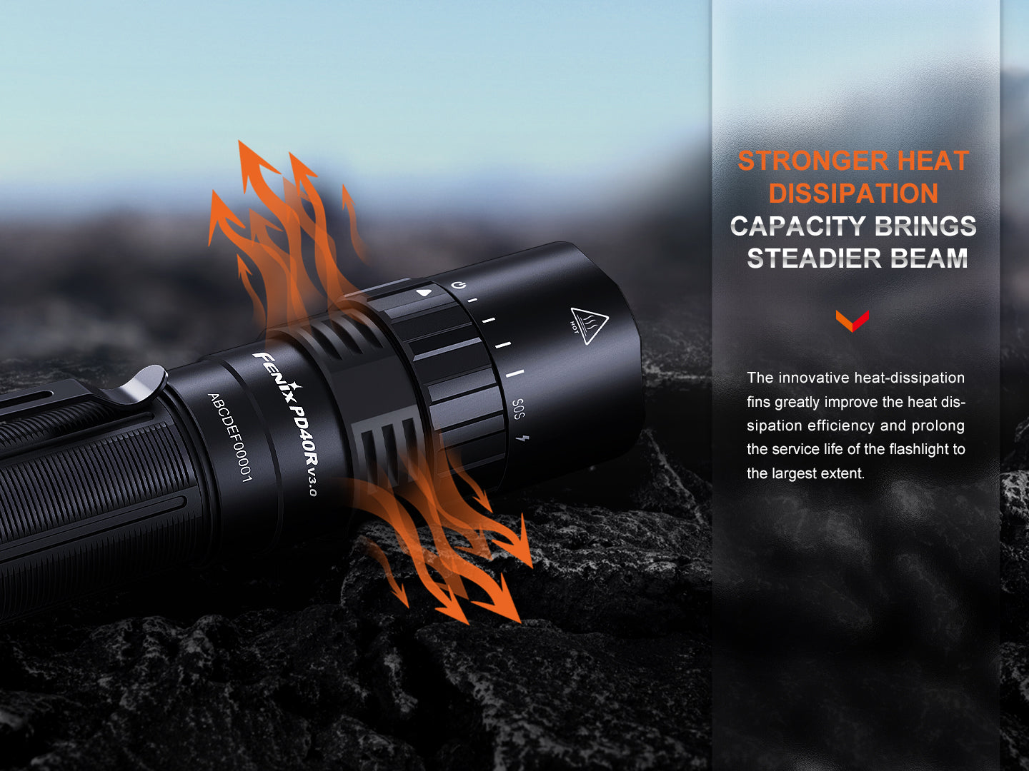 Fenix Rechargeable Flashlight - 3000 Lumens