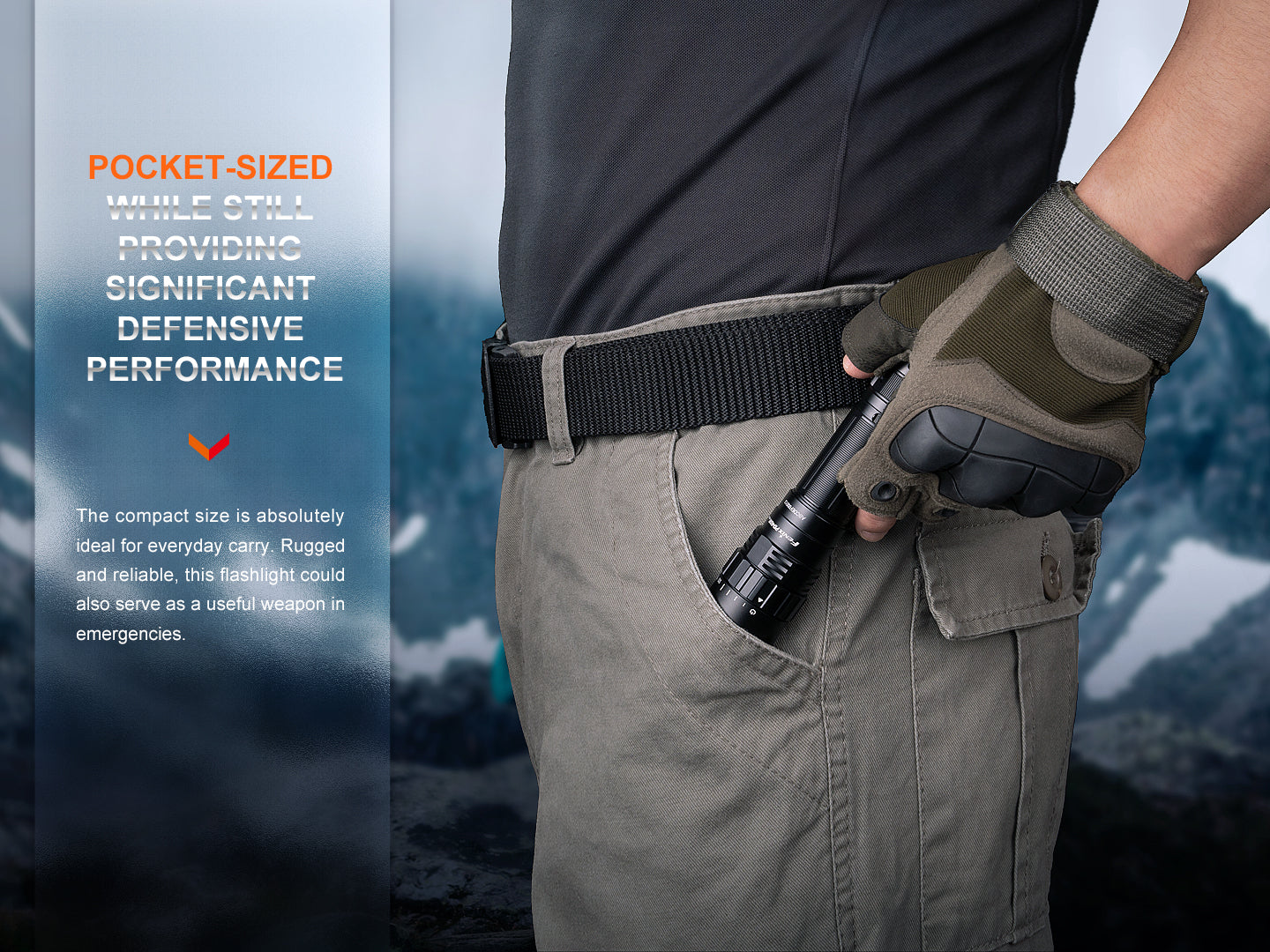 Fenix Rechargeable Flashlight - 3000 Lumens