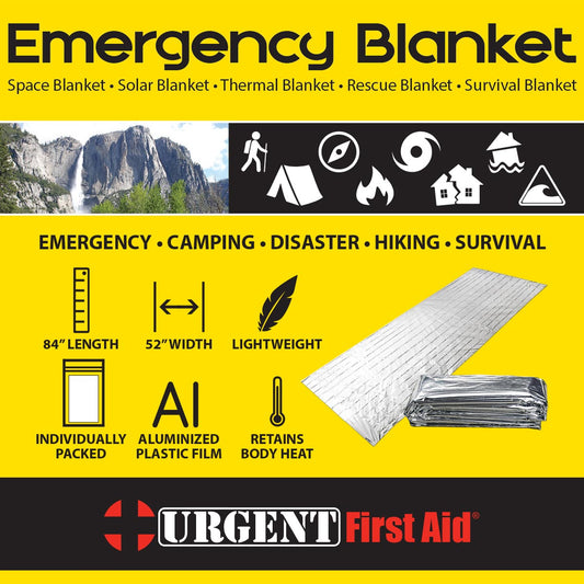 Emergency Mylar Blanket | Lightweight Thermal Survival Space Blanket