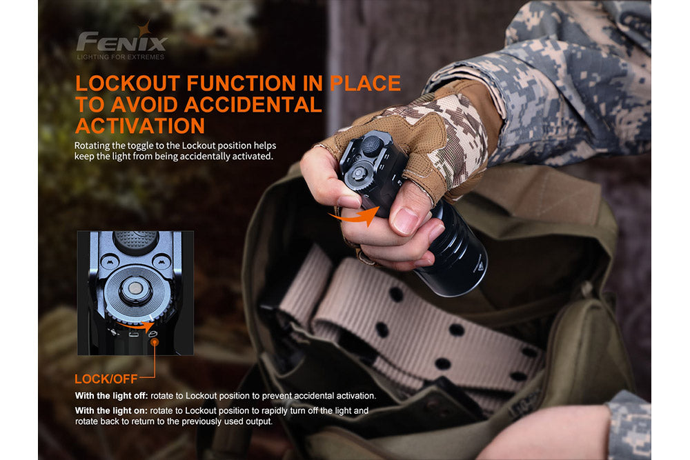Fenix Tactical Flashlight - 5000 Lumens
