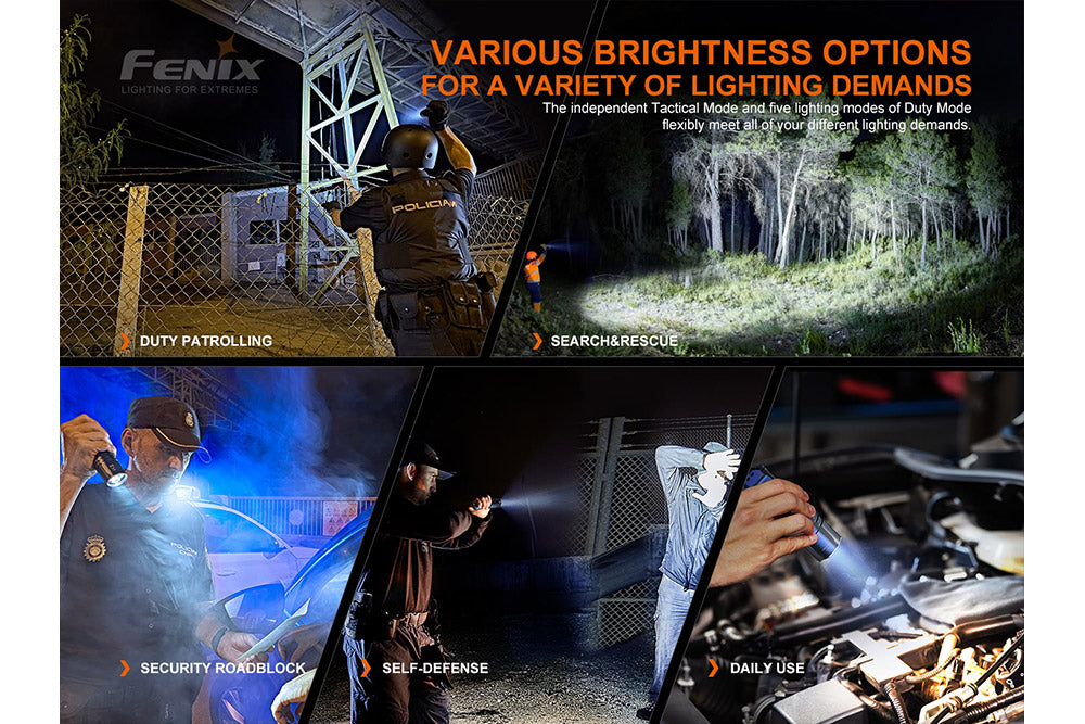 Fenix Tactical Flashlight - 5000 Lumens