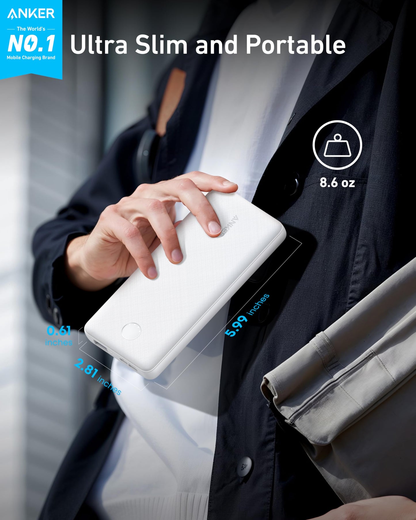 Anker - Power Bank (PowerCore 10K)